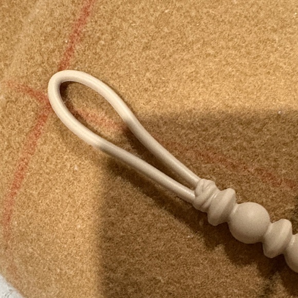 Beige Pacifier Clip - Picture 5 of 5